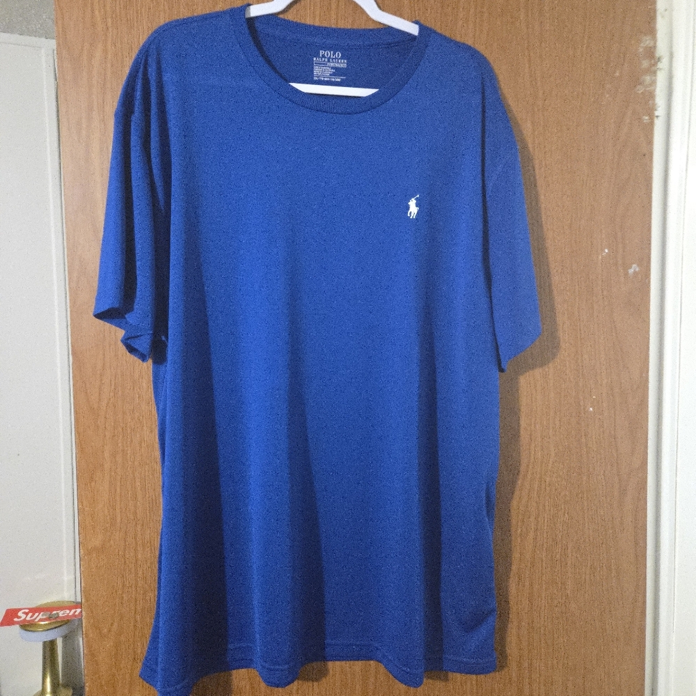 Xxl Polo Sport Tee Blue With White Pony